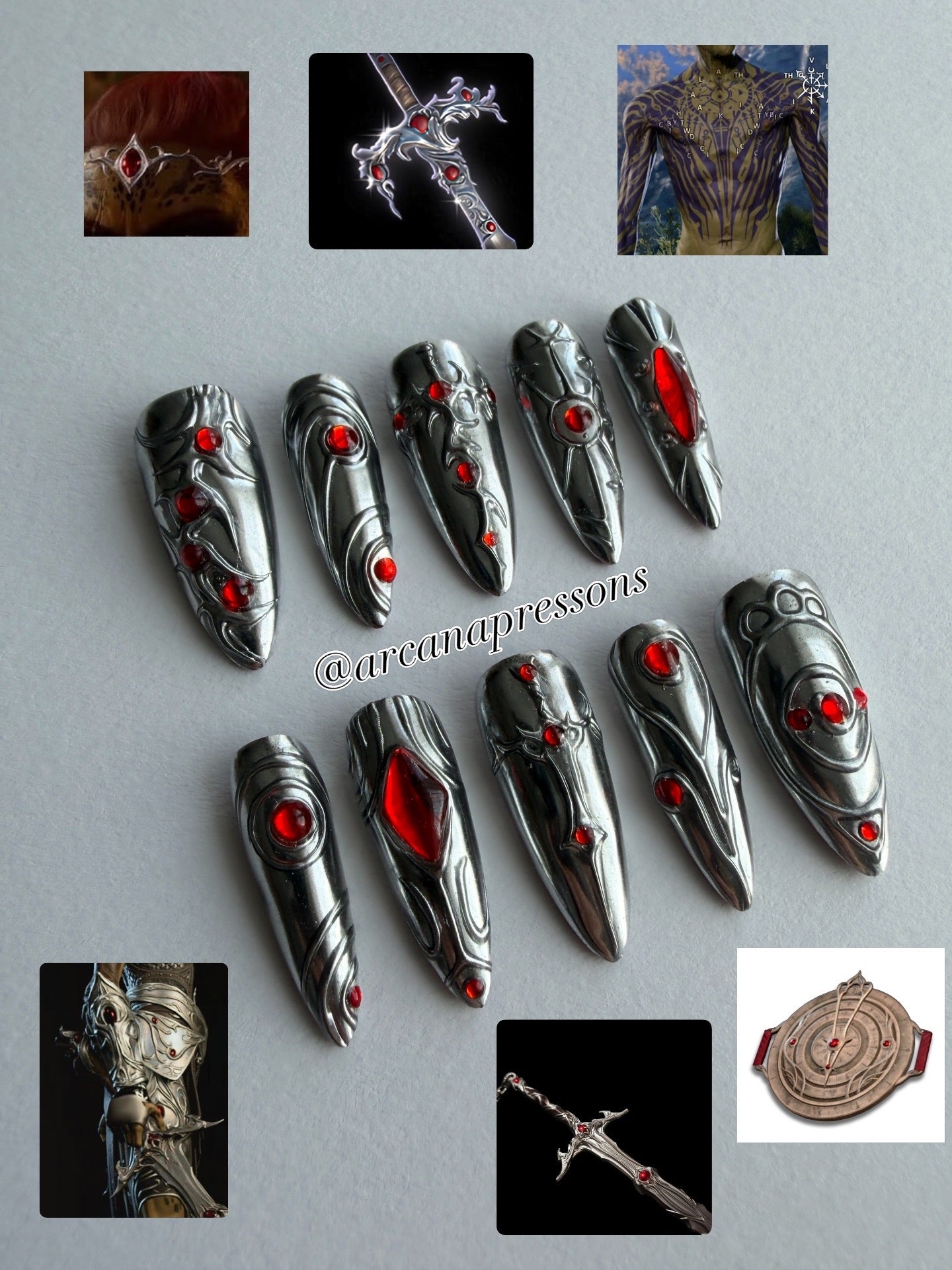 Githyanki Silver Armour Set