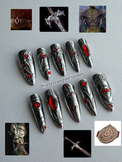 Githyanki Silver Armour Set