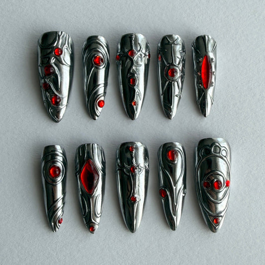 Githyanki Silver Armour Set