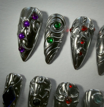 Githyanki Silver Armor Set