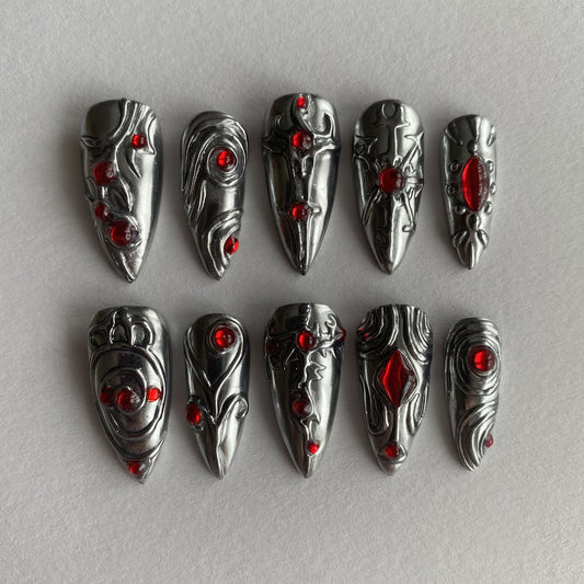 Gith Silver Armor Set